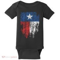 Texas Distressed Texas State Flag Baby Bodysuit thumb 0