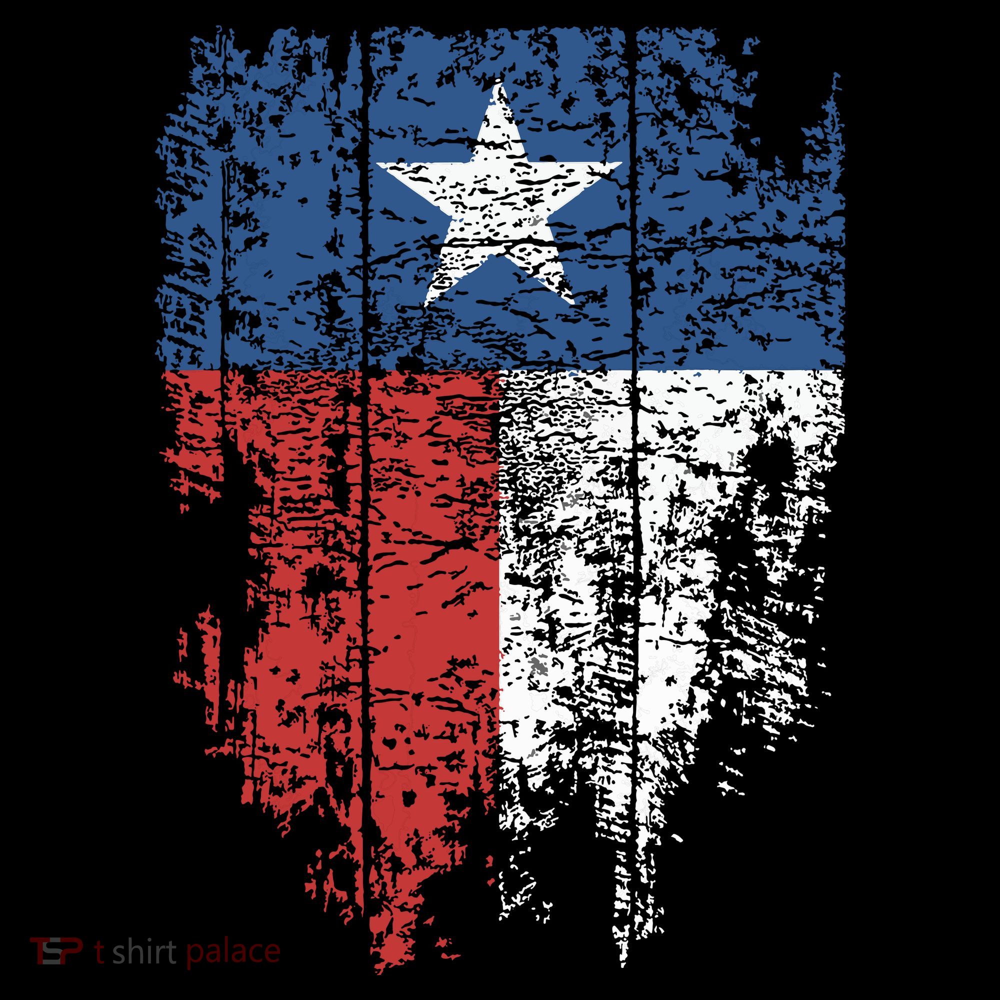 Texas Distressed Texas State Flag Baby Bodysuit