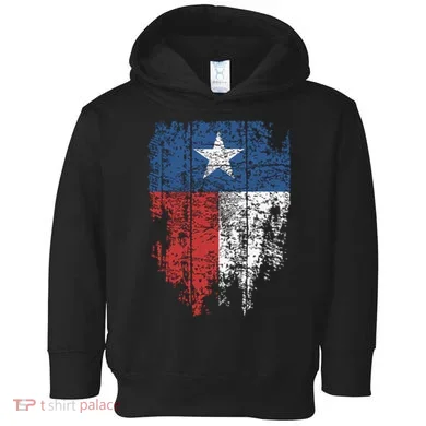 Texas Distressed Texas State Flag Toddler Hoodie