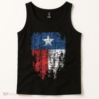 Texas Distressed Texas State Flag Tank Top thumb 2
