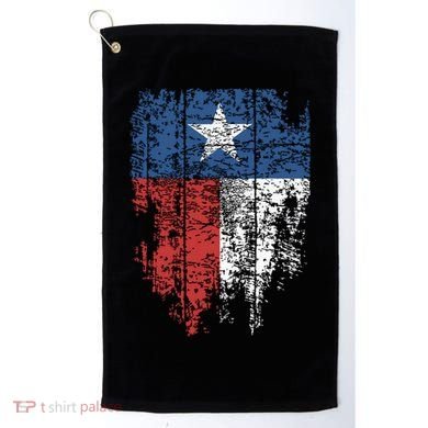 Texas Distressed Texas State Flag Golf Towel