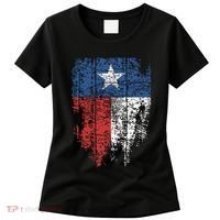 Texas Distressed Texas State Flag Women's T-Shirt thumb 0