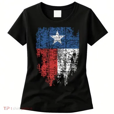Texas Distressed Texas State Flag Women's T-Shirt