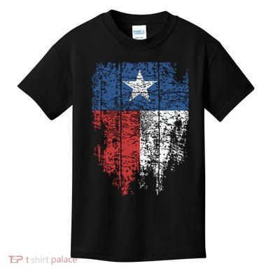 Texas Distressed Texas State Flag Kids T-Shirt