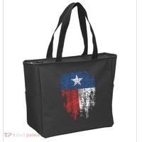 Texas Distressed Texas State Flag Tote Bag thumb 2