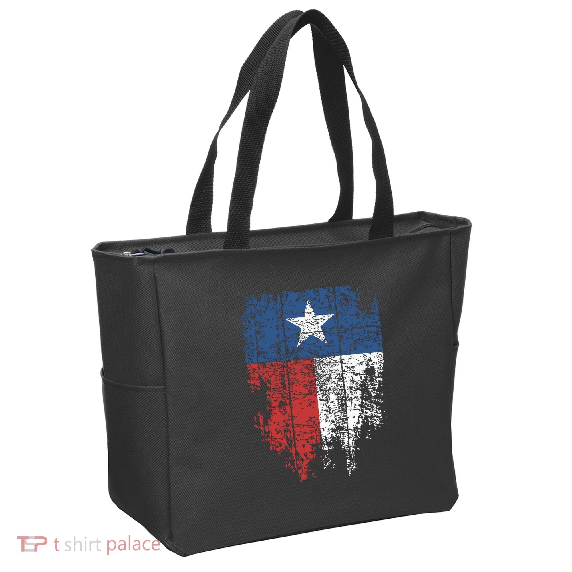 Texas Distressed Texas State Flag Tote Bag