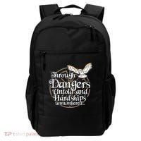 Through Dangers Untold And Hardships Unnumbered Backpack thumb 0