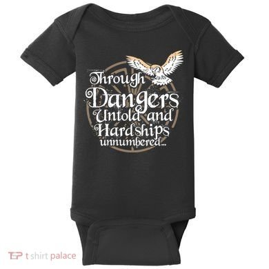 Through Dangers Untold And Hardships Unnumbered Baby Bodysuit