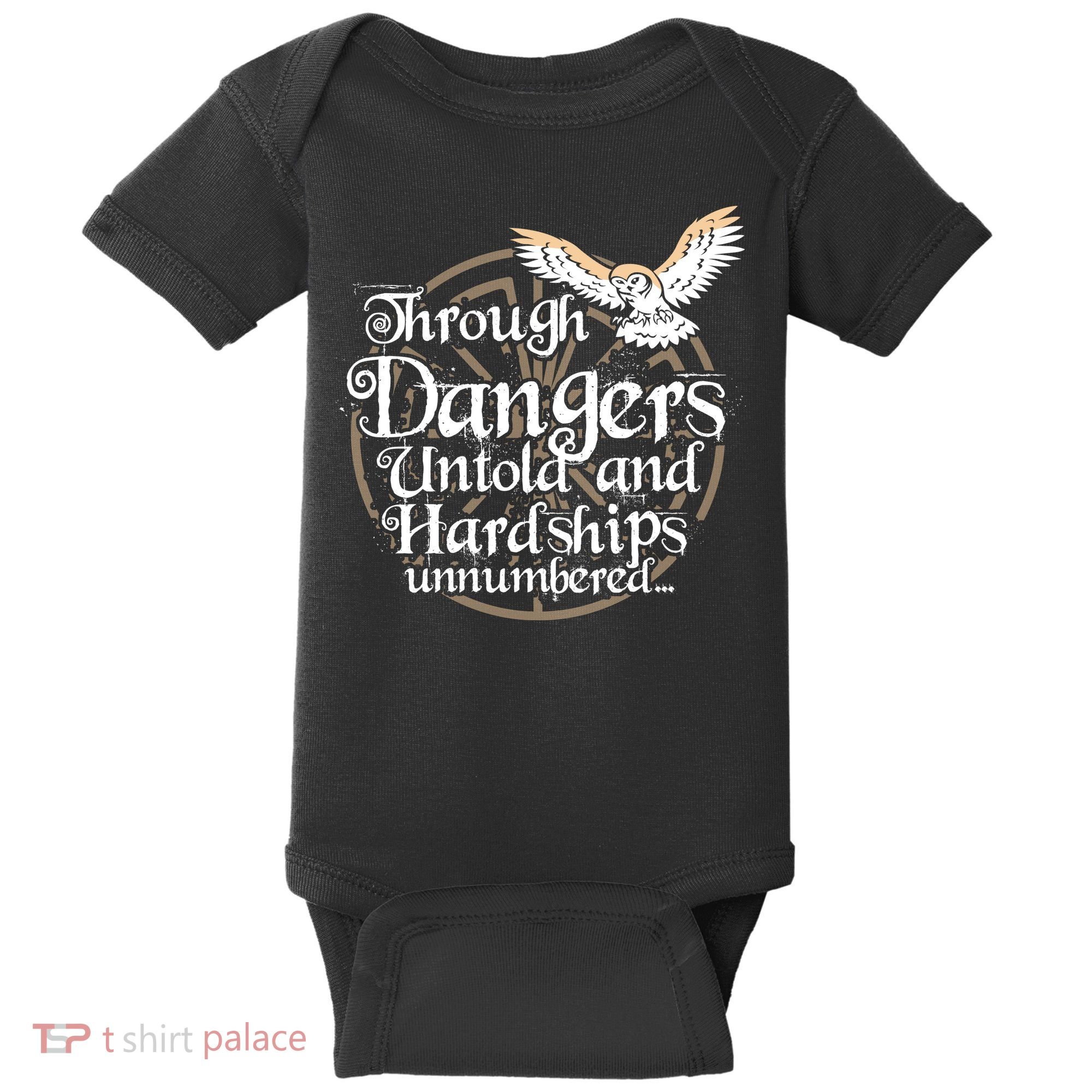Through Dangers Untold And Hardships Unnumbered Baby Bodysuit