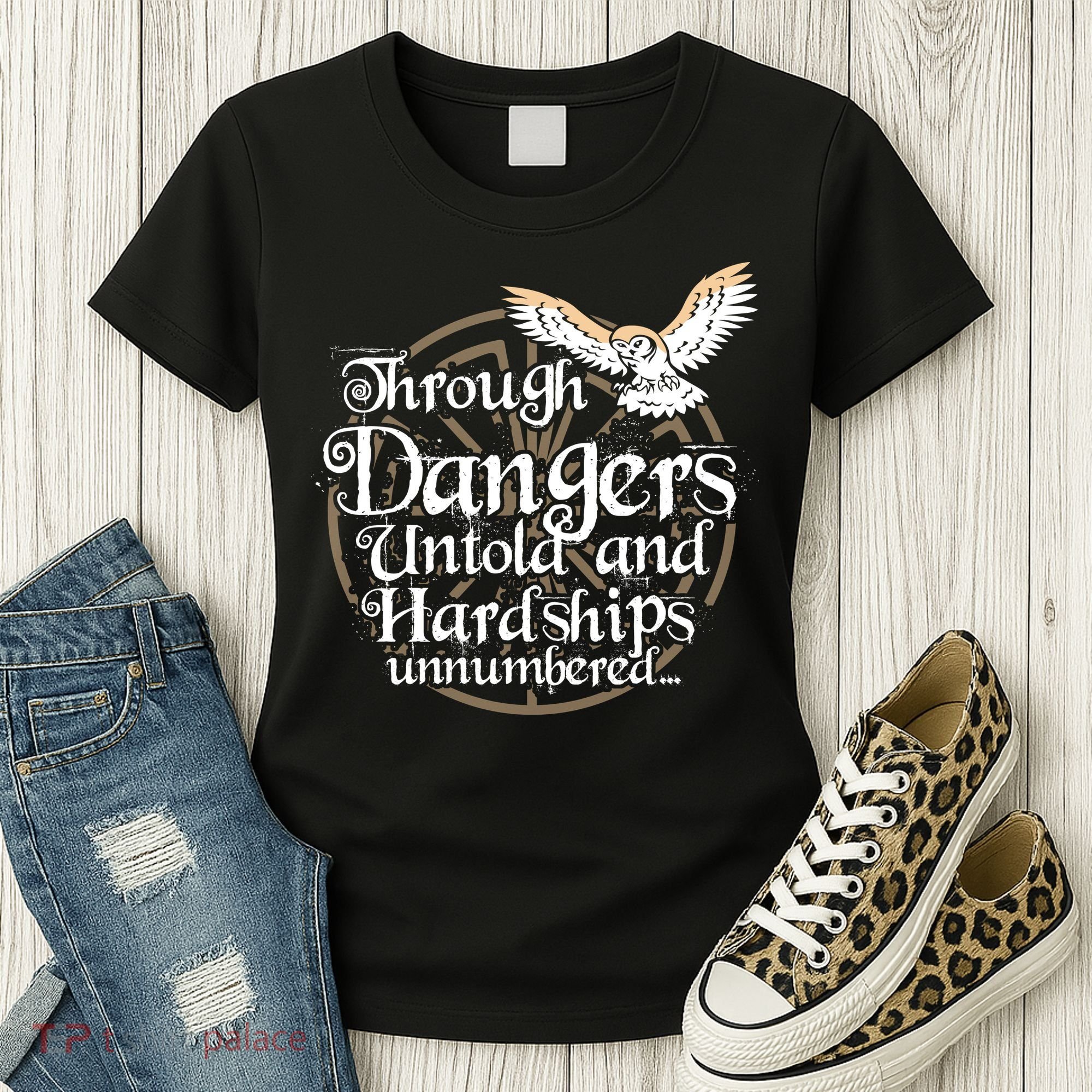 Through Dangers Untold And Hardships Unnumbered Women's T-Shirt