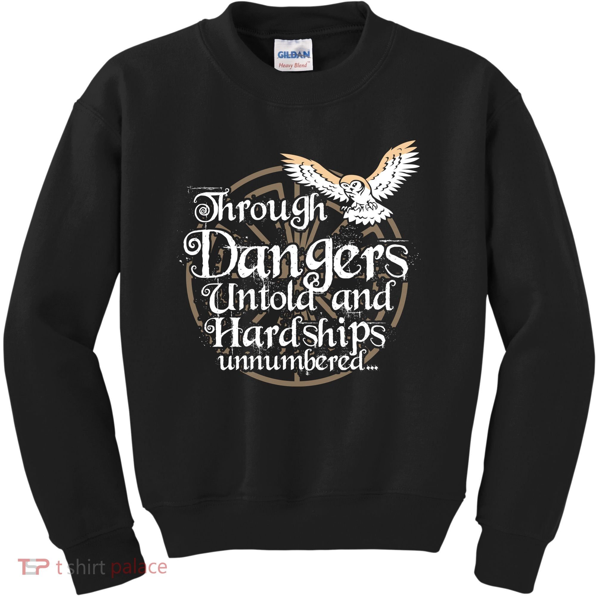 Through Dangers Untold And Hardships Unnumbered Kids Sweatshirt