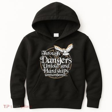 Through Dangers Untold And Hardships Unnumbered Kids Hoodie