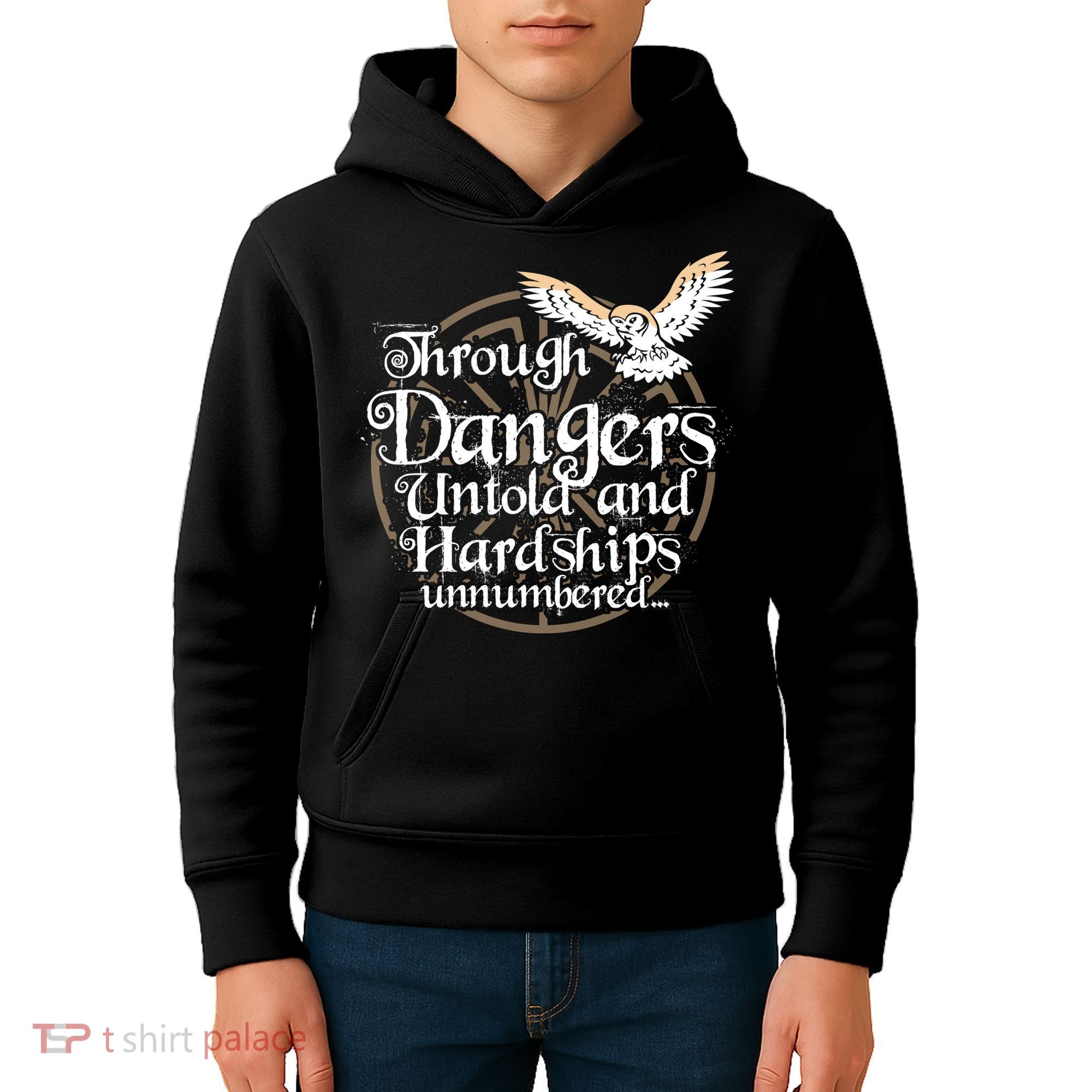 Through Dangers Untold And Hardships Unnumbered Kids Hoodie