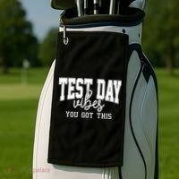 Test Day Vibes You Got This Golf Towel thumb 2