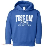 Test Day Vibes You Got This Toddler Hoodie thumb 0