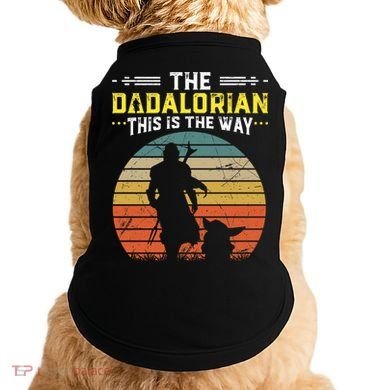 The Dadalorian Vintage This Is The Way Doggie Tank