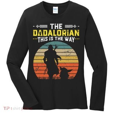 The Dadalorian Vintage This Is The Way Women's Long Sleeve Shirt