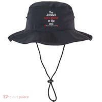 The Distance Won't Matter In The End Wedding Anniversary Cool Gift Bucket Hat thumb 0