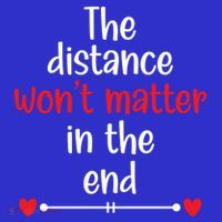 The Distance Won't Matter In The End Wedding Anniversary Cool Gift Toddler Hoodie thumb 2