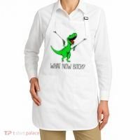 TRex Dinosaur What Now Bitch Funny Tyrannosaurus Rex TShirt Apron thumb 2