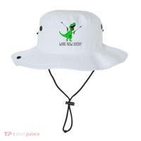 TRex Dinosaur What Now Bitch Funny Tyrannosaurus Rex TShirt Bucket Hat thumb 0