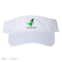 TRex Dinosaur What Now Bitch Funny Tyrannosaurus Rex TShirt Visor thumb 0