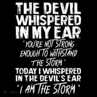 The Devil Whispered In My Ear Devil Quote Women's Tank Top thumb 5