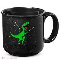 Tgiftrex Dinosaur What Now Bitch Funny Tyrannosaurus Rex Gift 15oz Campfire Ceramic Mug thumb 0