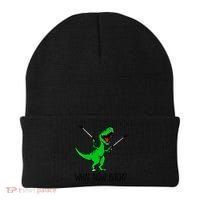 Tgiftrex Dinosaur What Now Bitch Funny Tyrannosaurus Rex Gift Beanie thumb 0