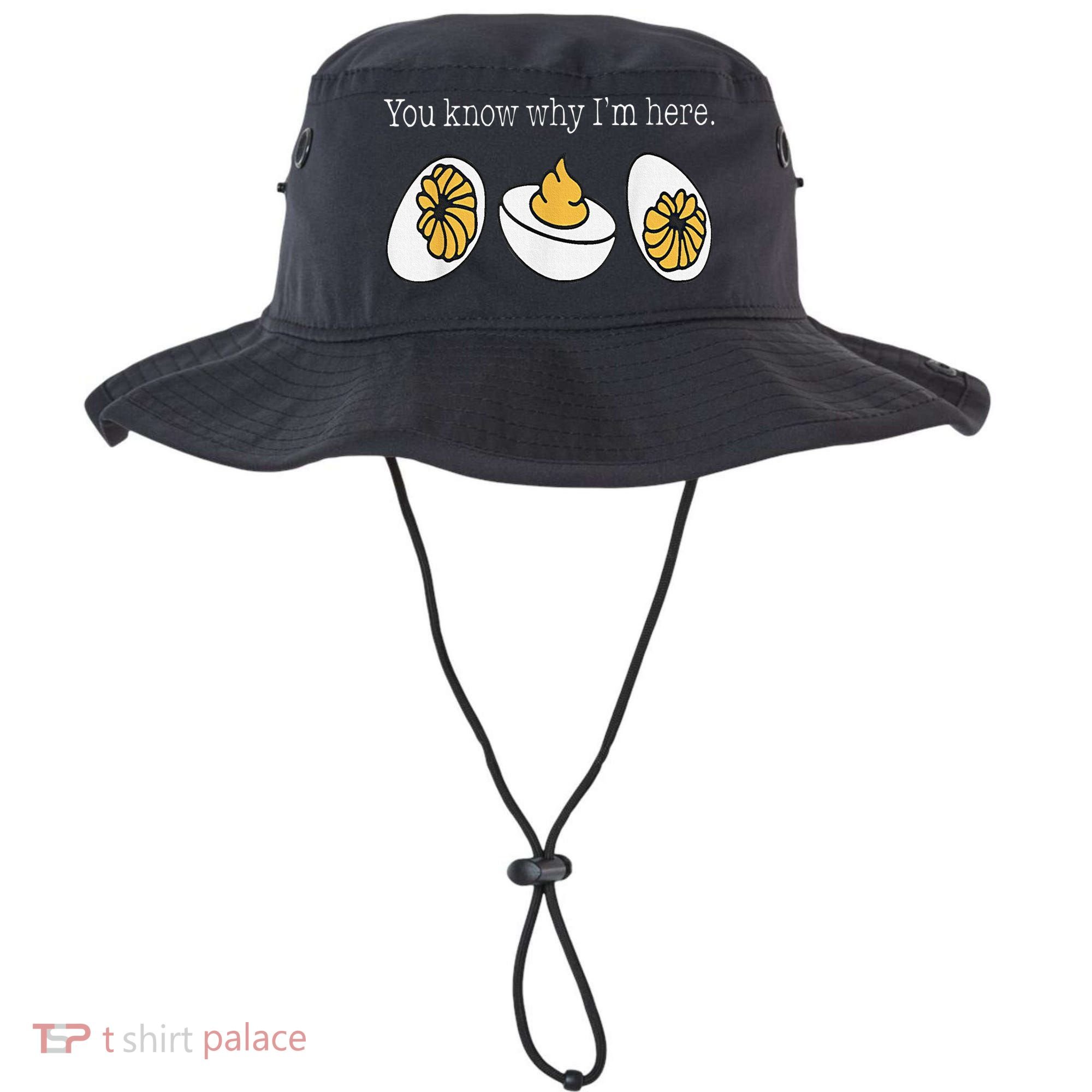 Thanksgiving Dinner You Know Why Im Here Deviled Egg Bucket Hat