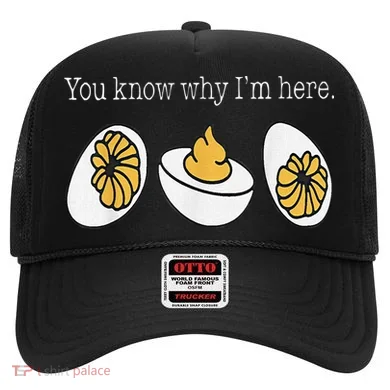 Thanksgiving Dinner You Know Why Im Here Deviled Egg Hat
