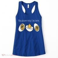 Thanksgiving Dinner You Know Why Im Here Deviled Egg Women's Tank Top thumb 0