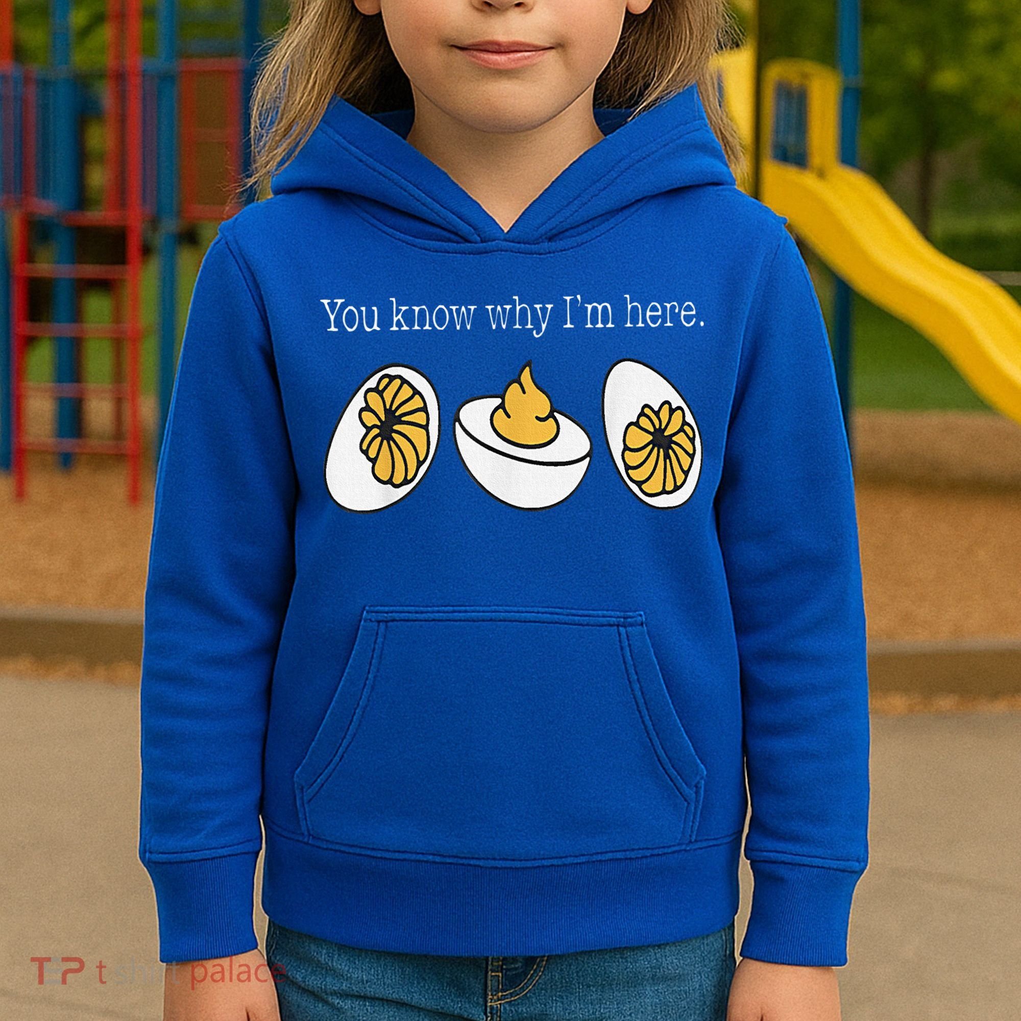 Thanksgiving Dinner You Know Why Im Here Deviled Egg Kids Hoodie