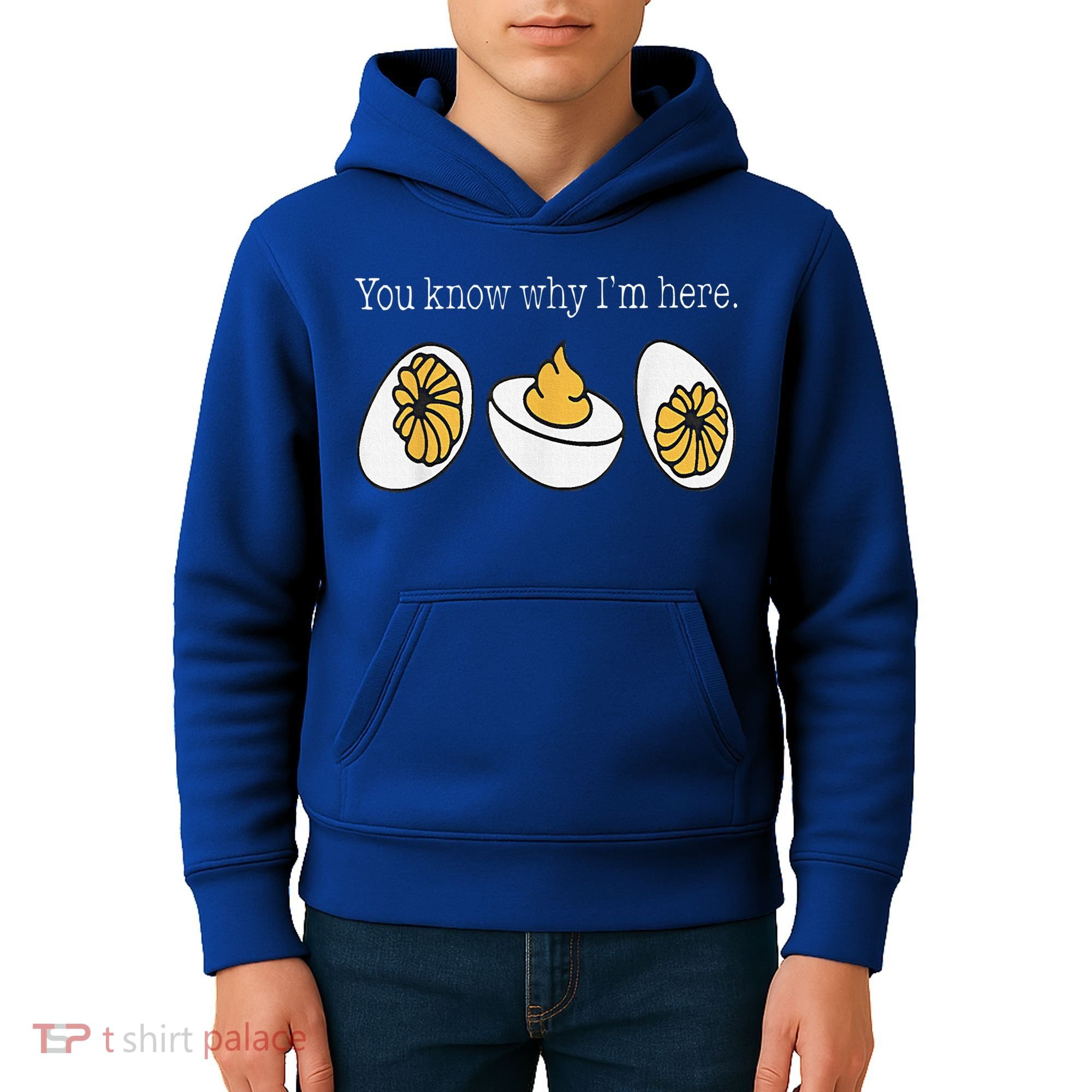 Thanksgiving Dinner You Know Why Im Here Deviled Egg Kids Hoodie