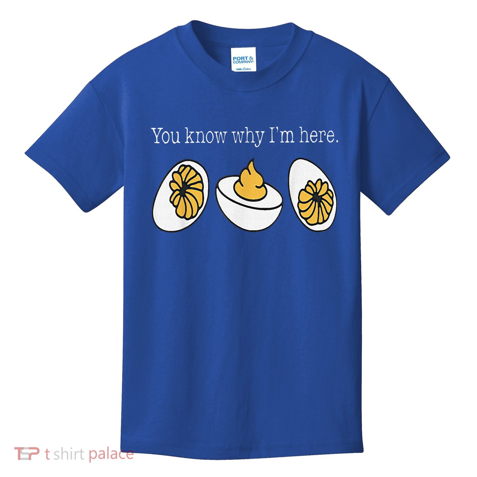 Thanksgiving Dinner You Know Why Im Here Deviled Egg Kids T-Shirt