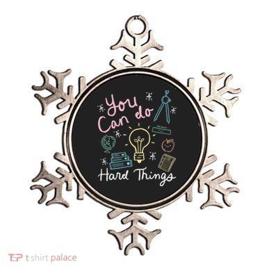 Testing Day You Can Do Hard Things Teacher State Testing Ornament