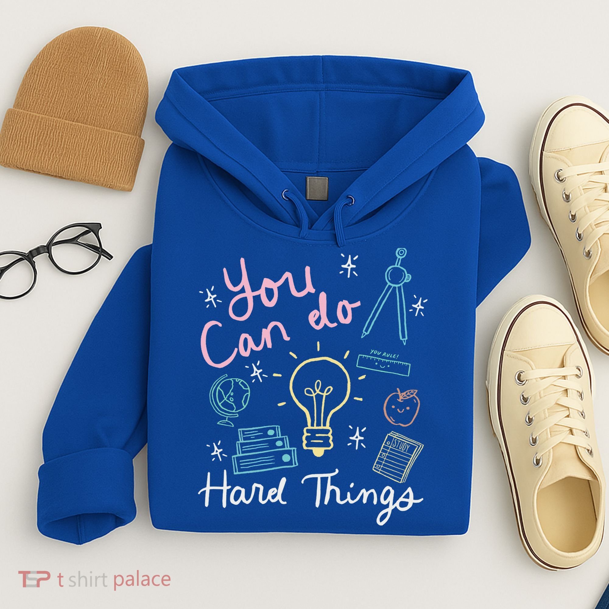 Testing Day You Can Do Hard Things Teacher State Testing Hoodie