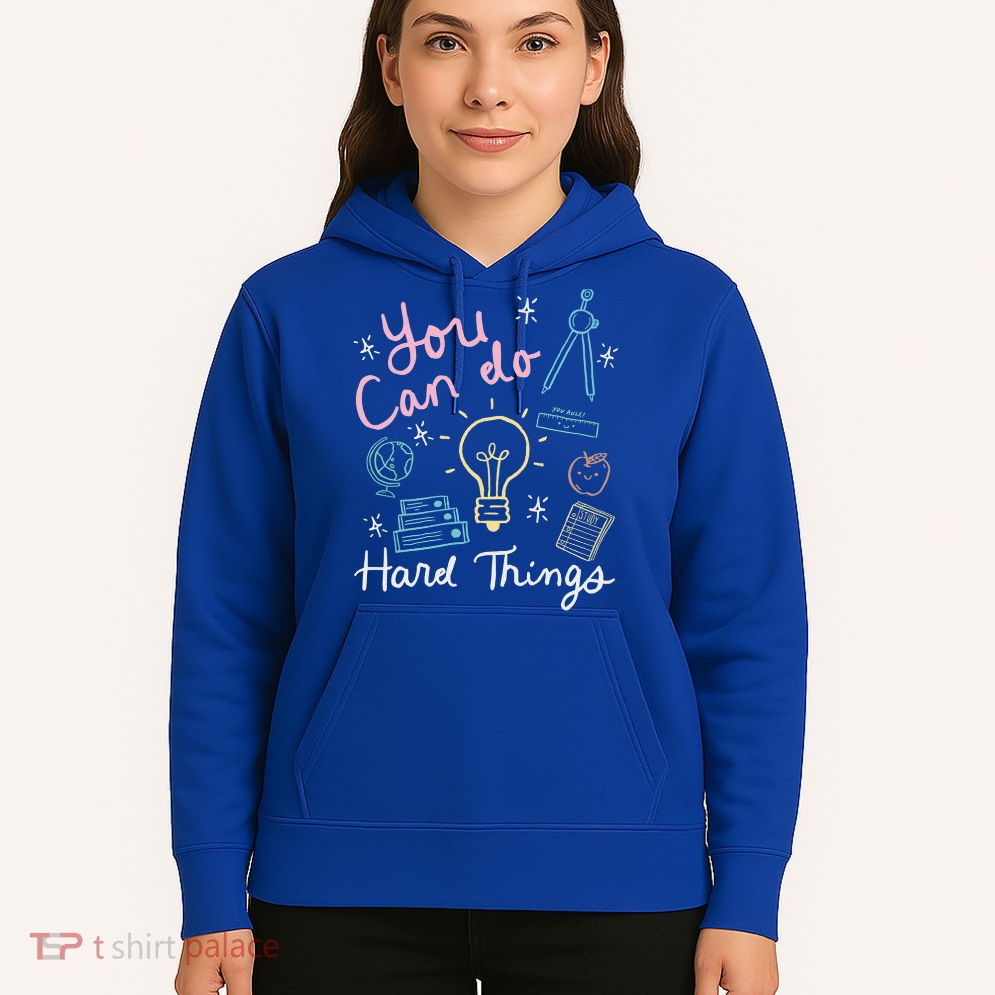 Testing Day You Can Do Hard Things Teacher State Testing Hoodie