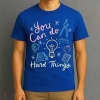 Testing Day You Can Do Hard Things Teacher State Testing T-Shirt thumb 3