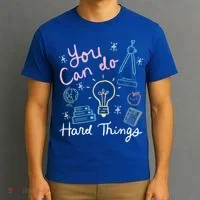 Testing Day You Can Do Hard Things Teacher State Testing T-Shirt thumb 3