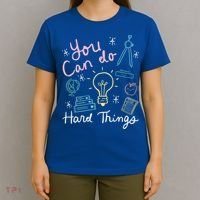 Testing Day You Can Do Hard Things Teacher State Testing T-Shirt thumb 4