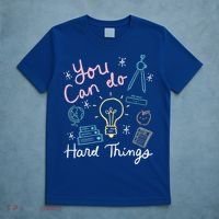 Testing Day You Can Do Hard Things Teacher State Testing T-Shirt thumb 5