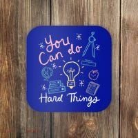 Testing Day You Can Do Hard Things Teacher State Testing Coaster thumb 0