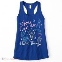 Testing Day You Can Do Hard Things Teacher State Testing Women's Tank Top thumb 0