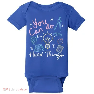 Testing Day You Can Do Hard Things Teacher State Testing Baby Bodysuit