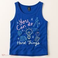Testing Day You Can Do Hard Things Teacher State Testing Tank Top thumb 2