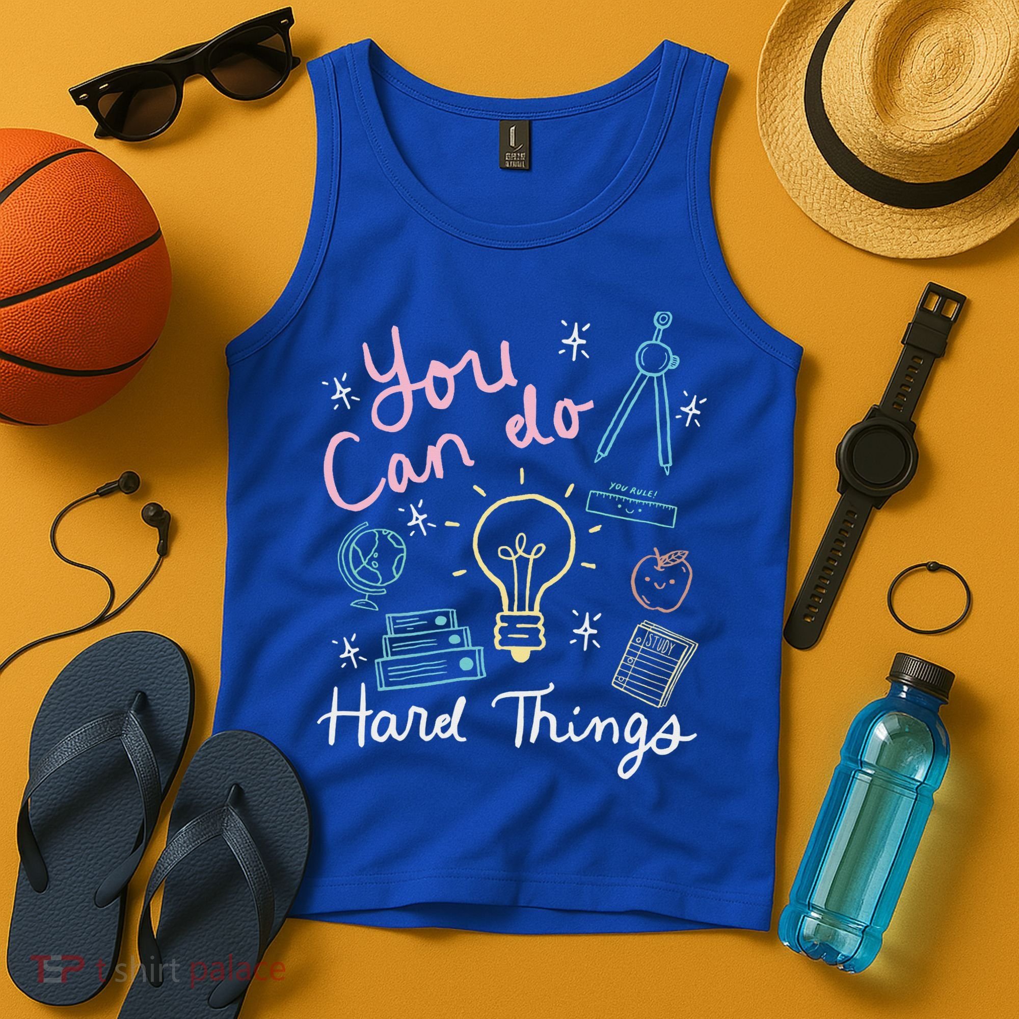 Testing Day You Can Do Hard Things Teacher State Testing Tank Top
