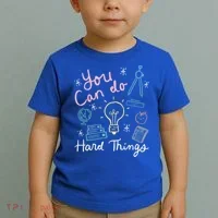 Testing Day You Can Do Hard Things Teacher State Testing Toddler T-Shirt thumb 2