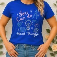 Testing Day You Can Do Hard Things Teacher State Testing Women's T-Shirt thumb 2