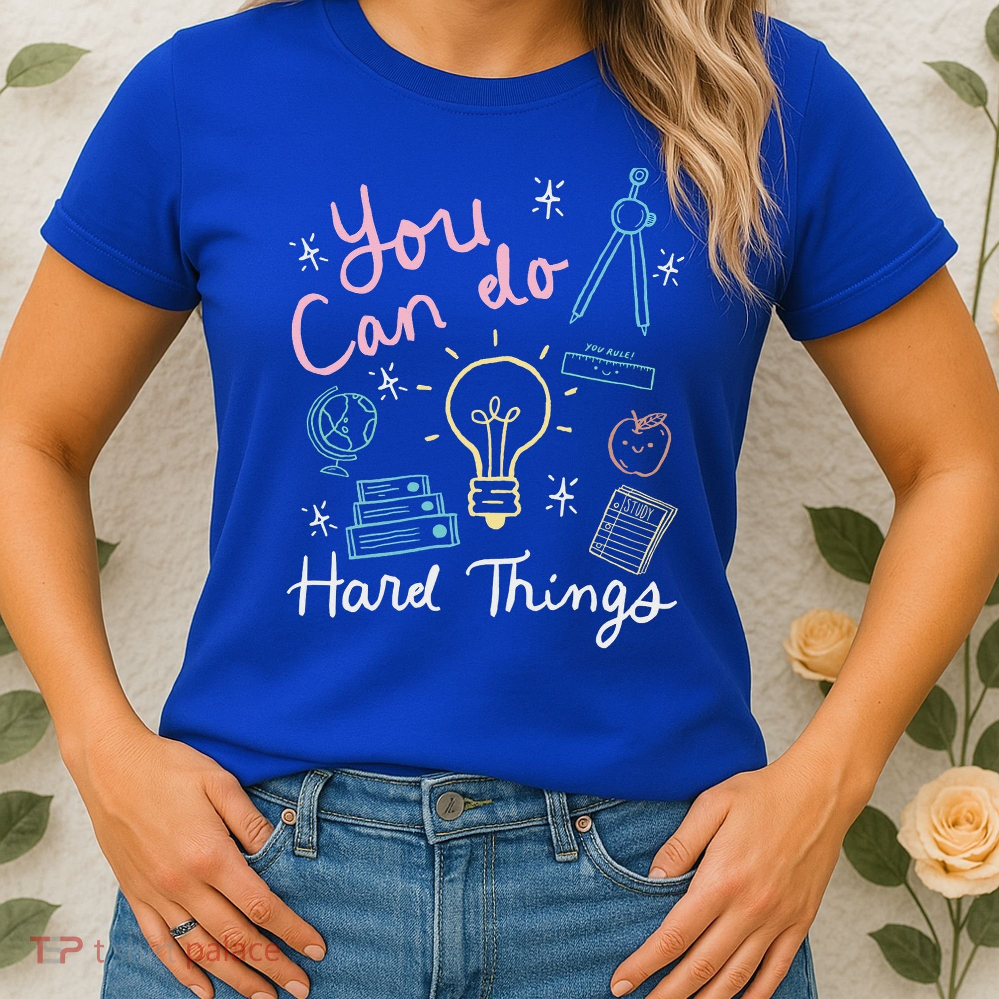 Testing Day You Can Do Hard Things Teacher State Testing Women's T-Shirt